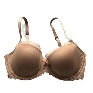 CHANTELLE Bra 1476 Parisian Demi Underwire Bra Size 30DDD NWT Nude Beige